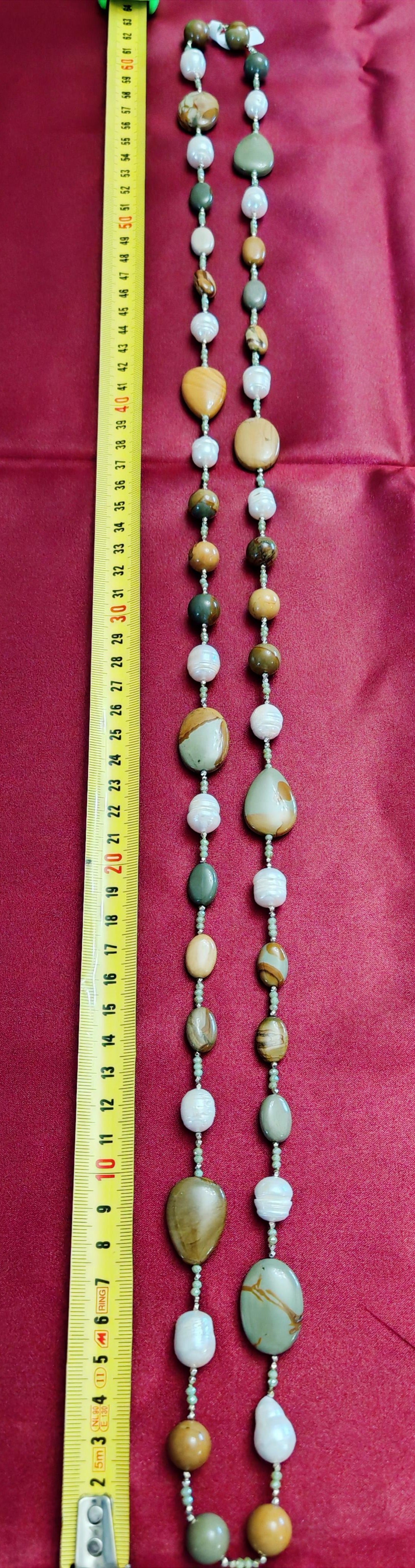 Collana agata multicolore