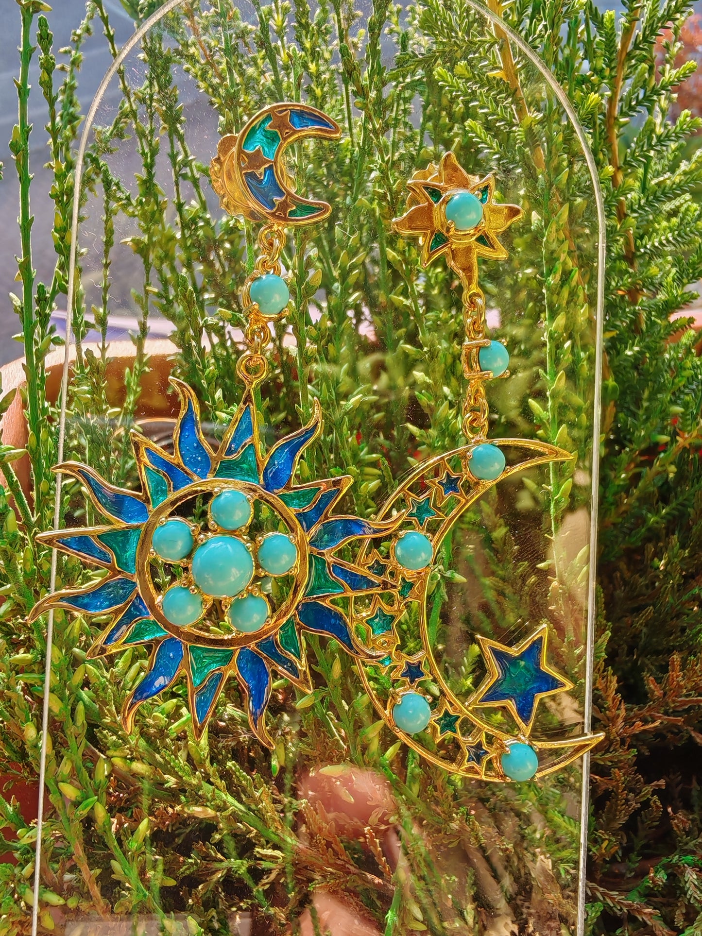 Orecchini Sole Luna