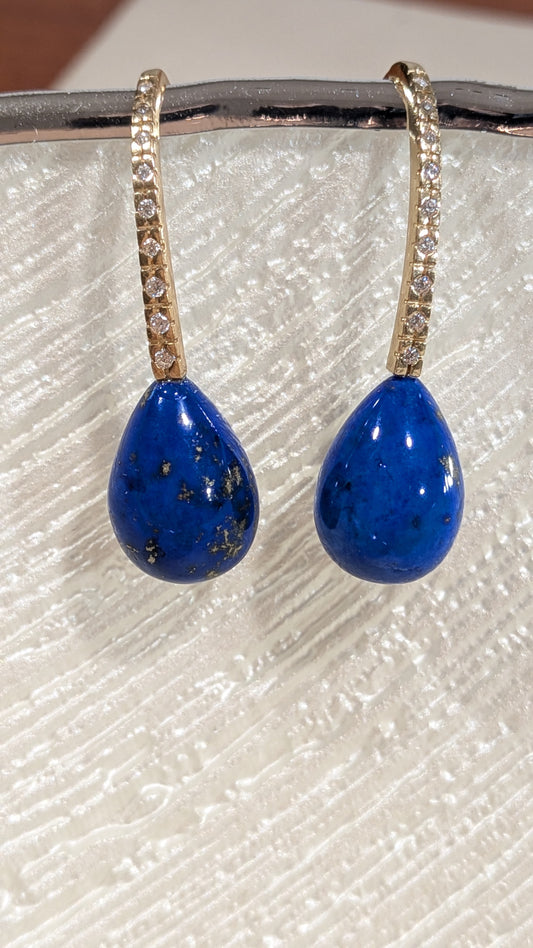 Orecchini gocce di lapis