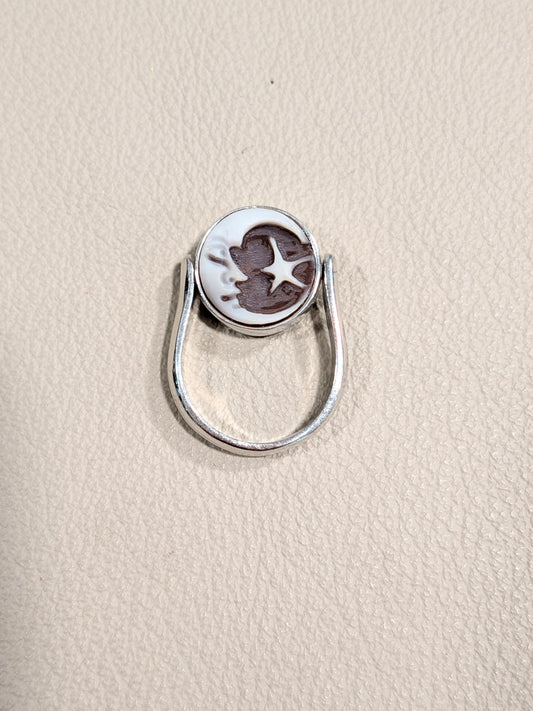 Anello reverso cammeo