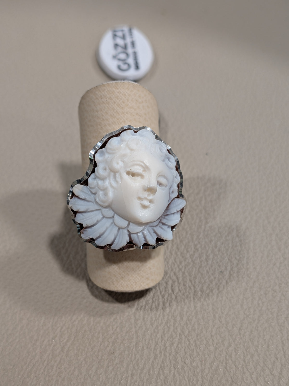 Anello angelo cammeo